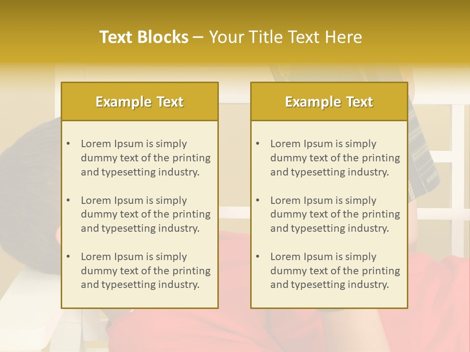 Fourteen Story Caucasian PowerPoint Template
