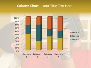 Fourteen Story Caucasian PowerPoint Template