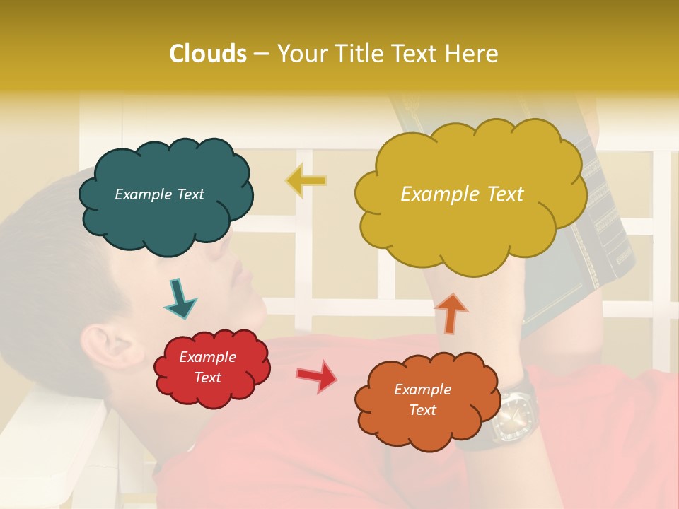 Fourteen Story Caucasian PowerPoint Template