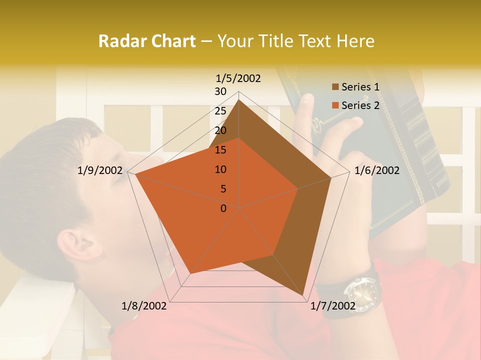 Fourteen Story Caucasian PowerPoint Template
