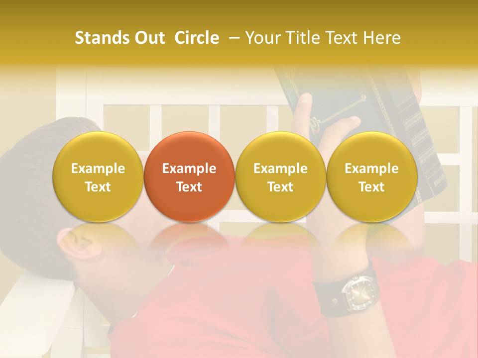 Fourteen Story Caucasian PowerPoint Template