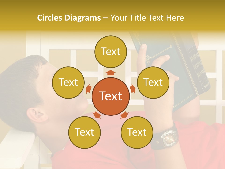 Fourteen Story Caucasian PowerPoint Template