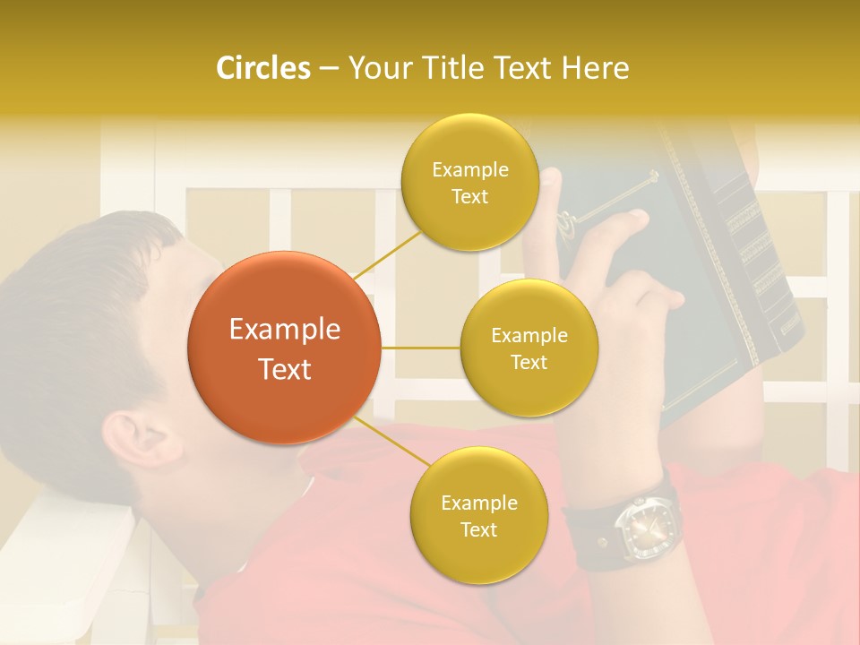 Fourteen Story Caucasian PowerPoint Template