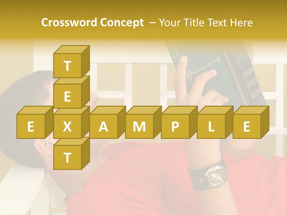 Fourteen Story Caucasian PowerPoint Template