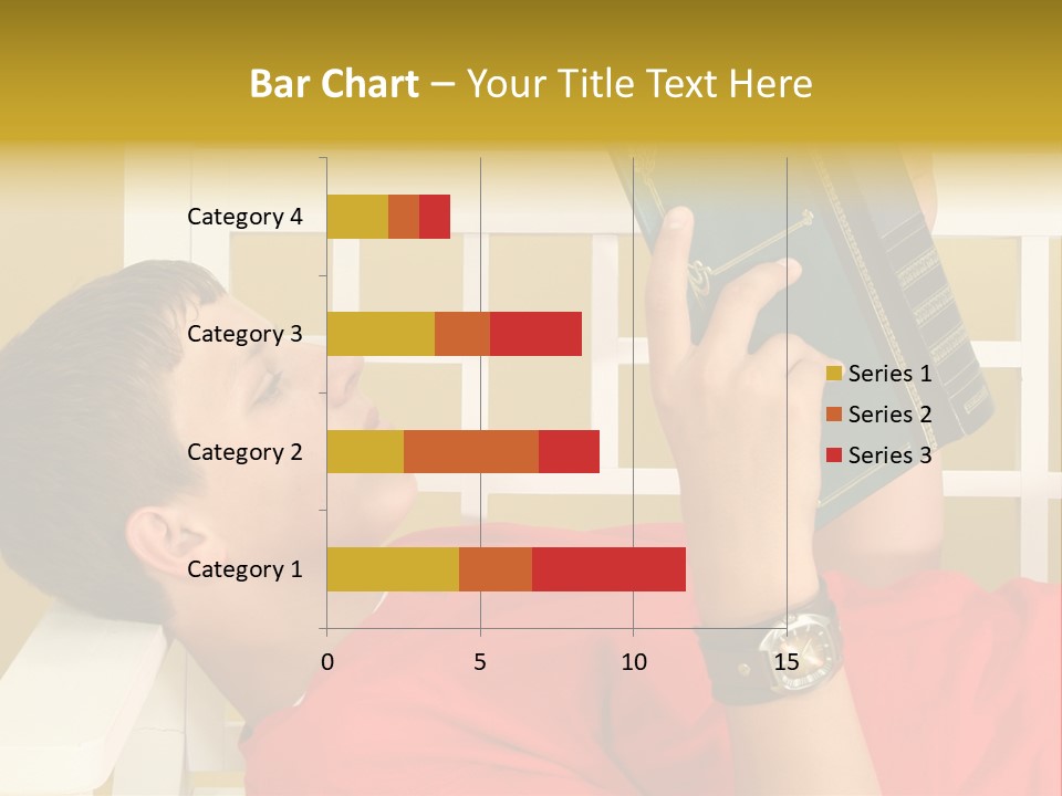 Fourteen Story Caucasian PowerPoint Template