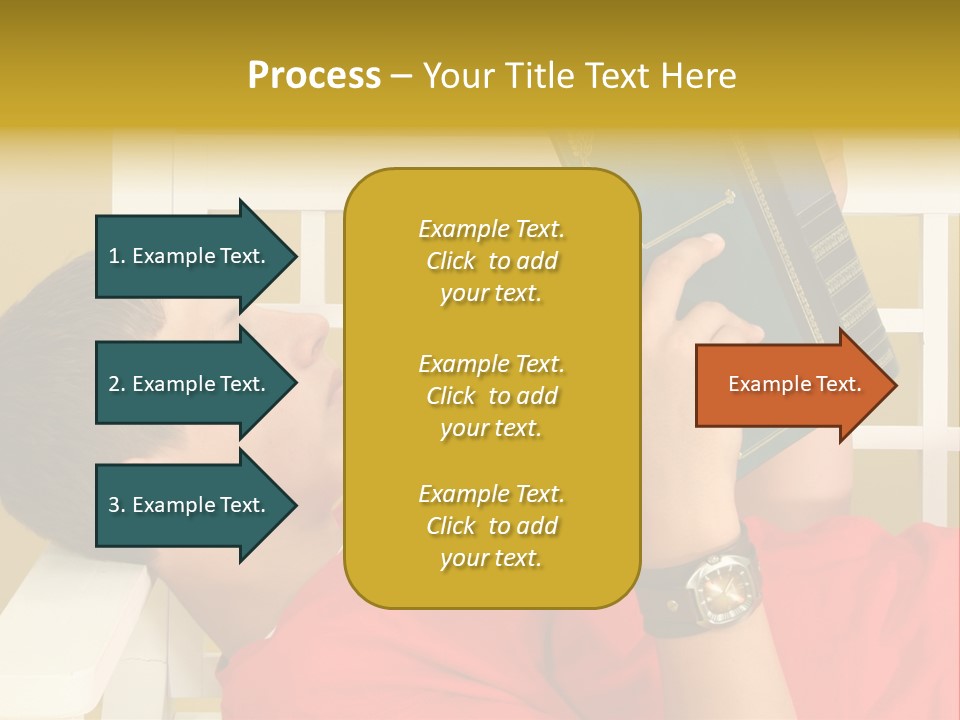 Fourteen Story Caucasian PowerPoint Template