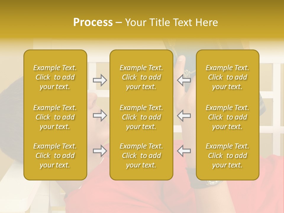 Fourteen Story Caucasian PowerPoint Template