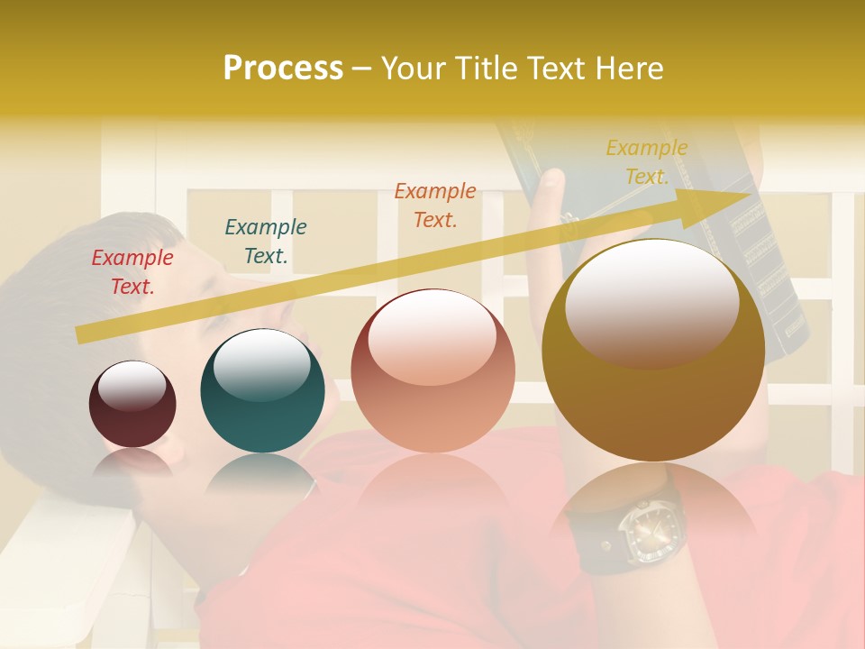 Fourteen Story Caucasian PowerPoint Template