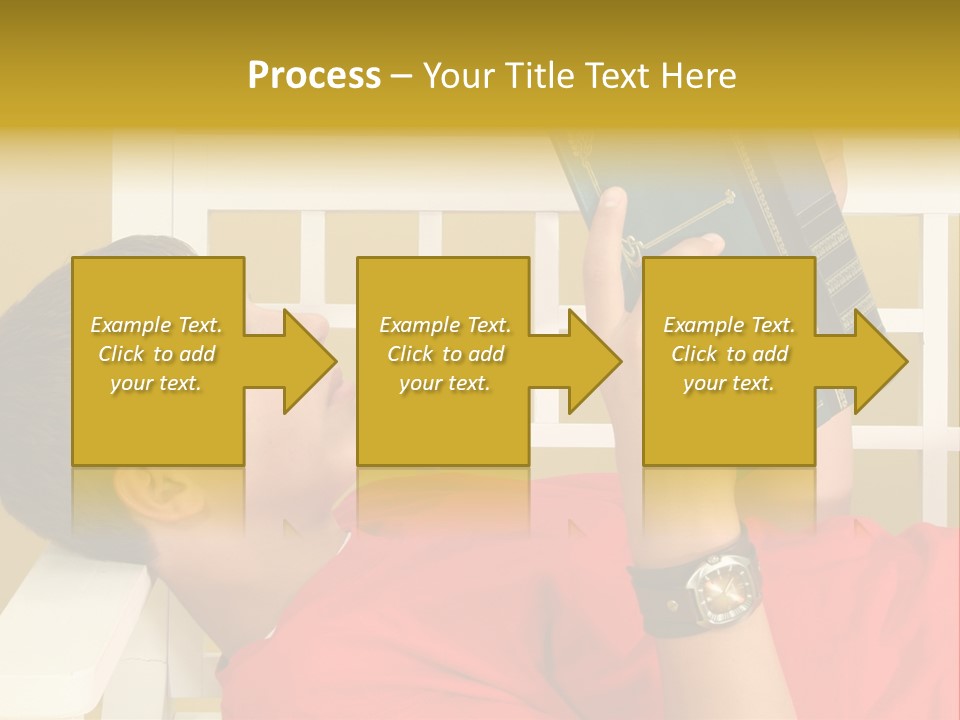 Fourteen Story Caucasian PowerPoint Template