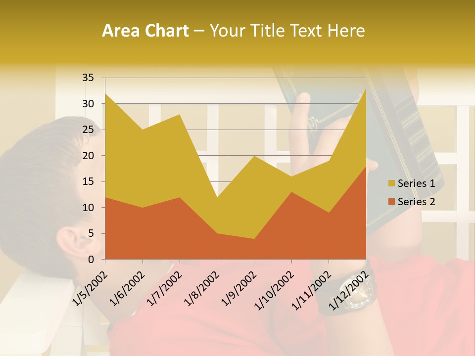 Fourteen Story Caucasian PowerPoint Template