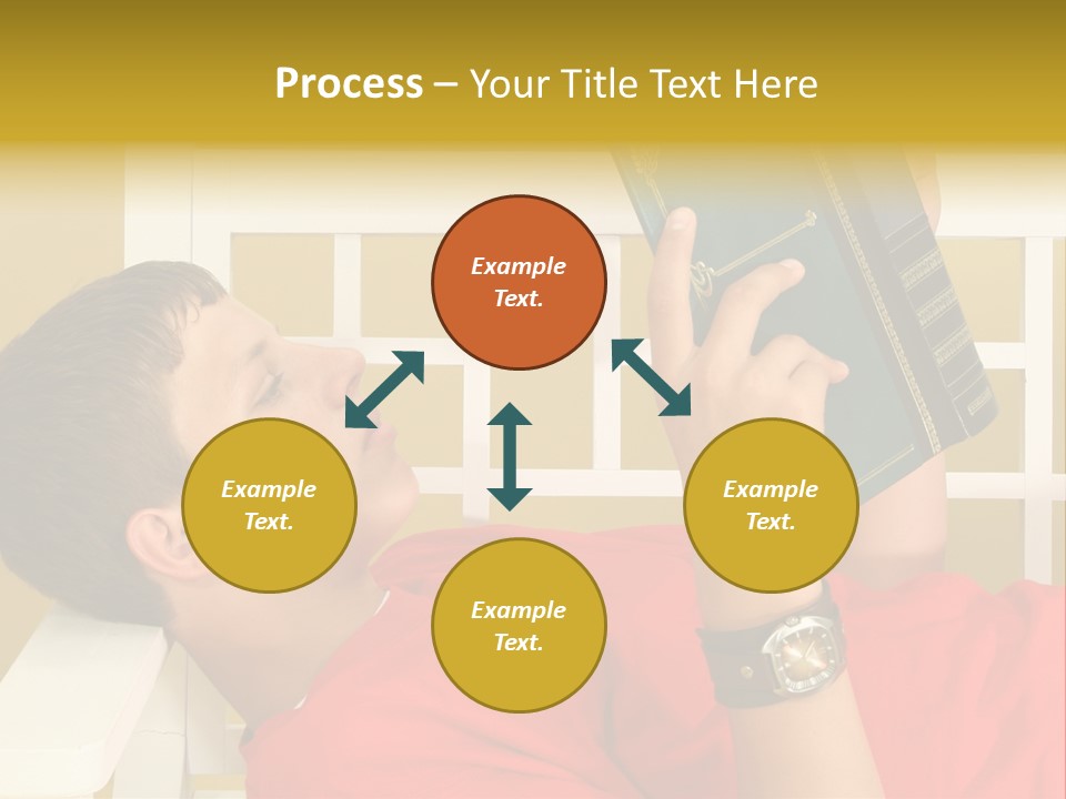Fourteen Story Caucasian PowerPoint Template