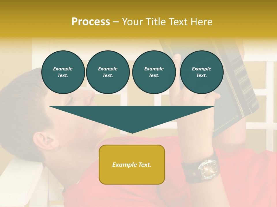 Fourteen Story Caucasian PowerPoint Template