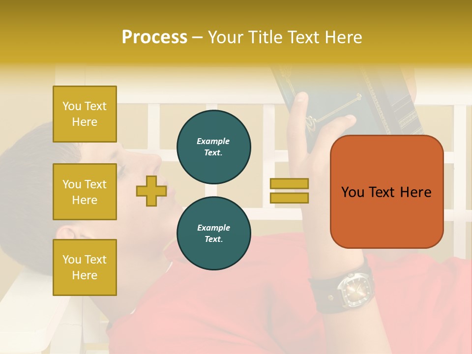 Fourteen Story Caucasian PowerPoint Template