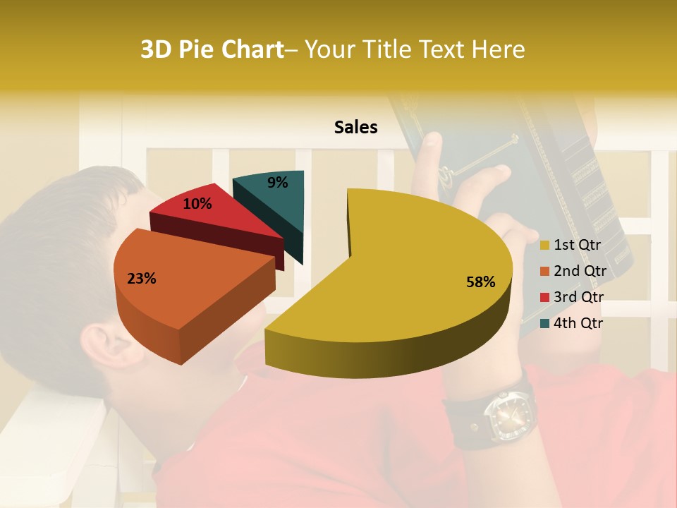 Fourteen Story Caucasian PowerPoint Template