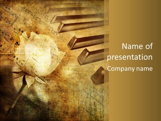 Grungy Rusty Aged PowerPoint Template