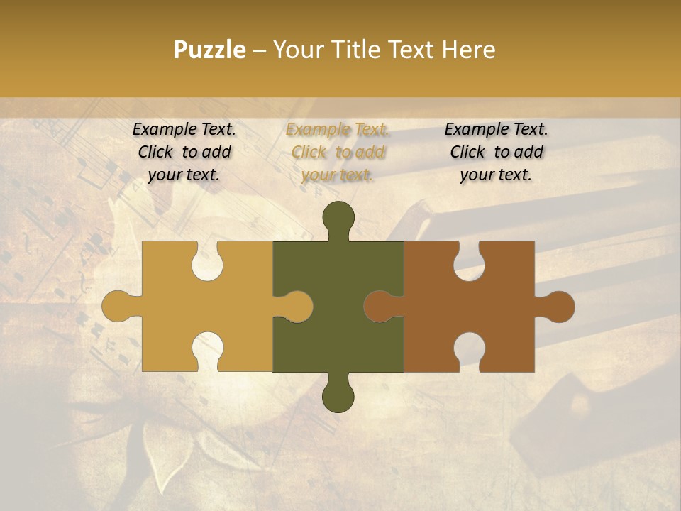 Grungy Rusty Aged PowerPoint Template