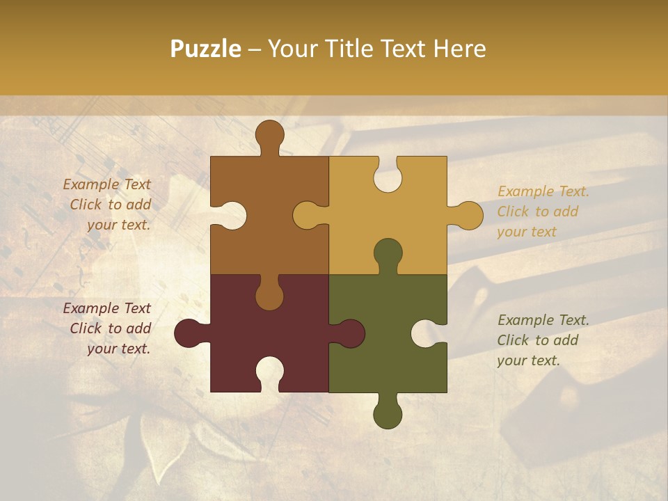 Grungy Rusty Aged PowerPoint Template
