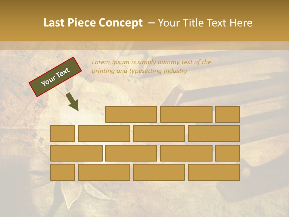Grungy Rusty Aged PowerPoint Template