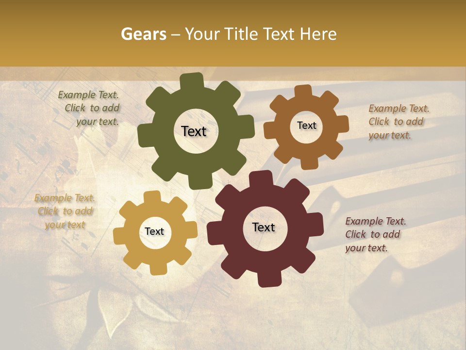 Grungy Rusty Aged PowerPoint Template