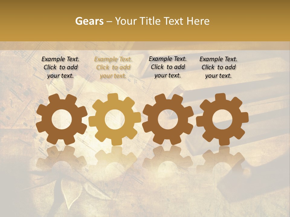 Grungy Rusty Aged PowerPoint Template
