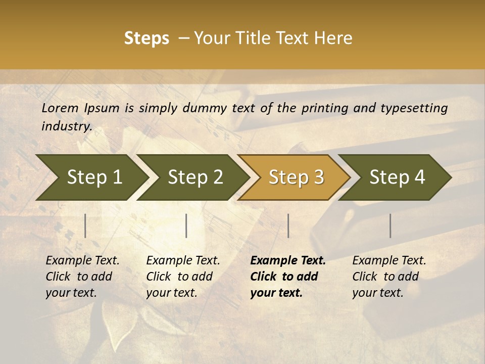 Grungy Rusty Aged PowerPoint Template