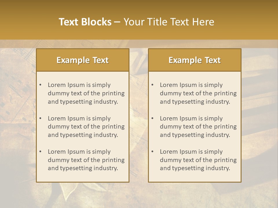 Grungy Rusty Aged PowerPoint Template