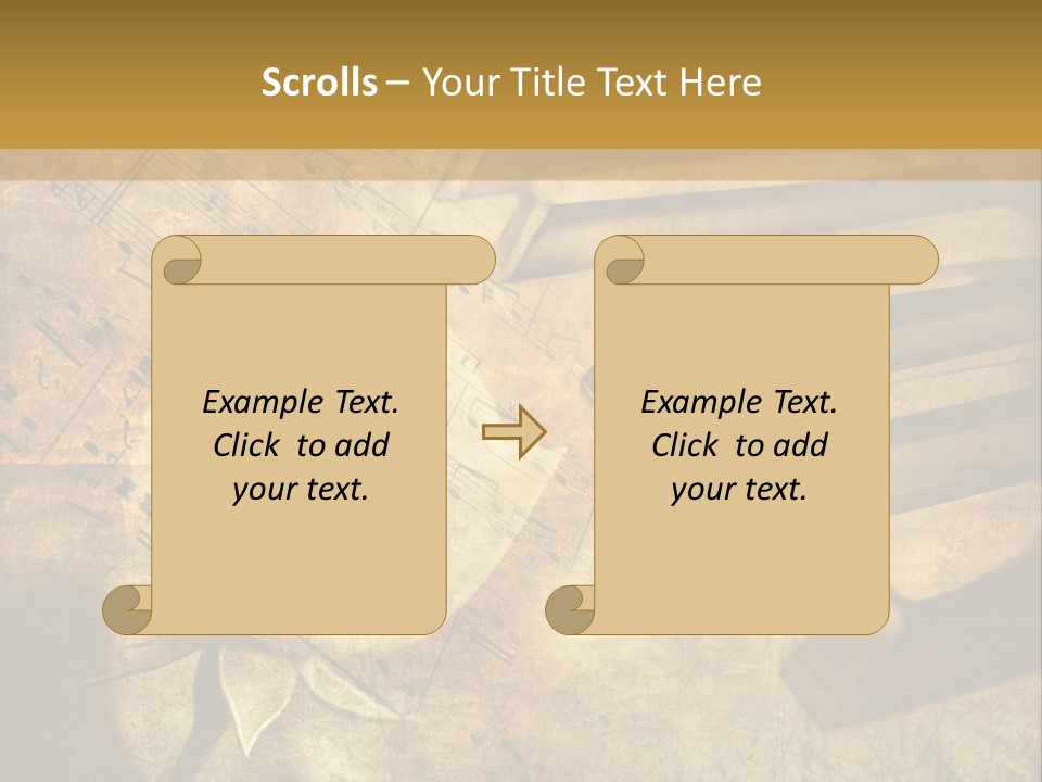 Grungy Rusty Aged PowerPoint Template