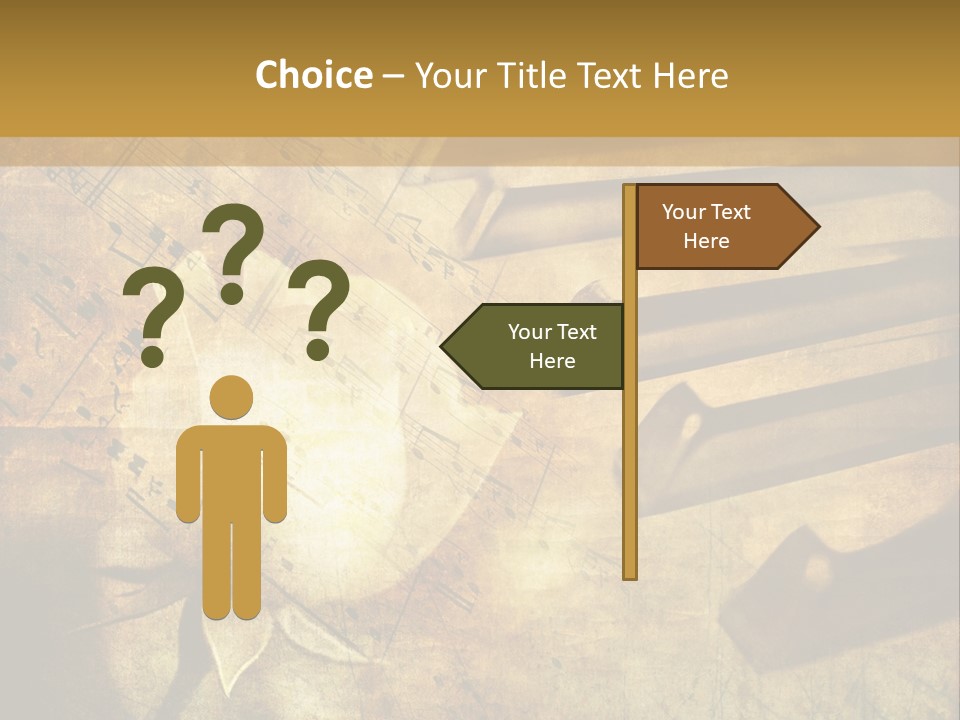 Grungy Rusty Aged PowerPoint Template