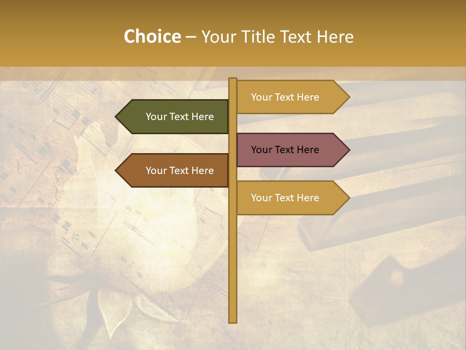 Grungy Rusty Aged PowerPoint Template