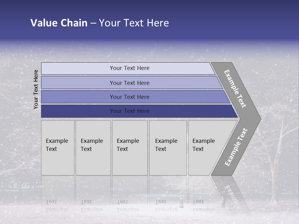 Forest Blue Christmas PowerPoint Template