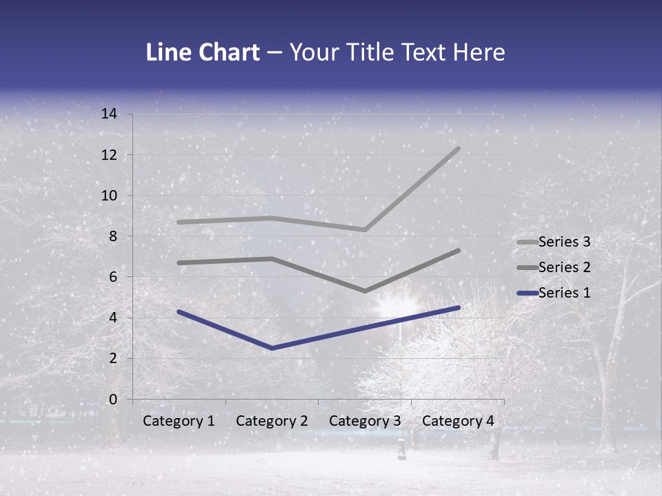 Forest Blue Christmas PowerPoint Template