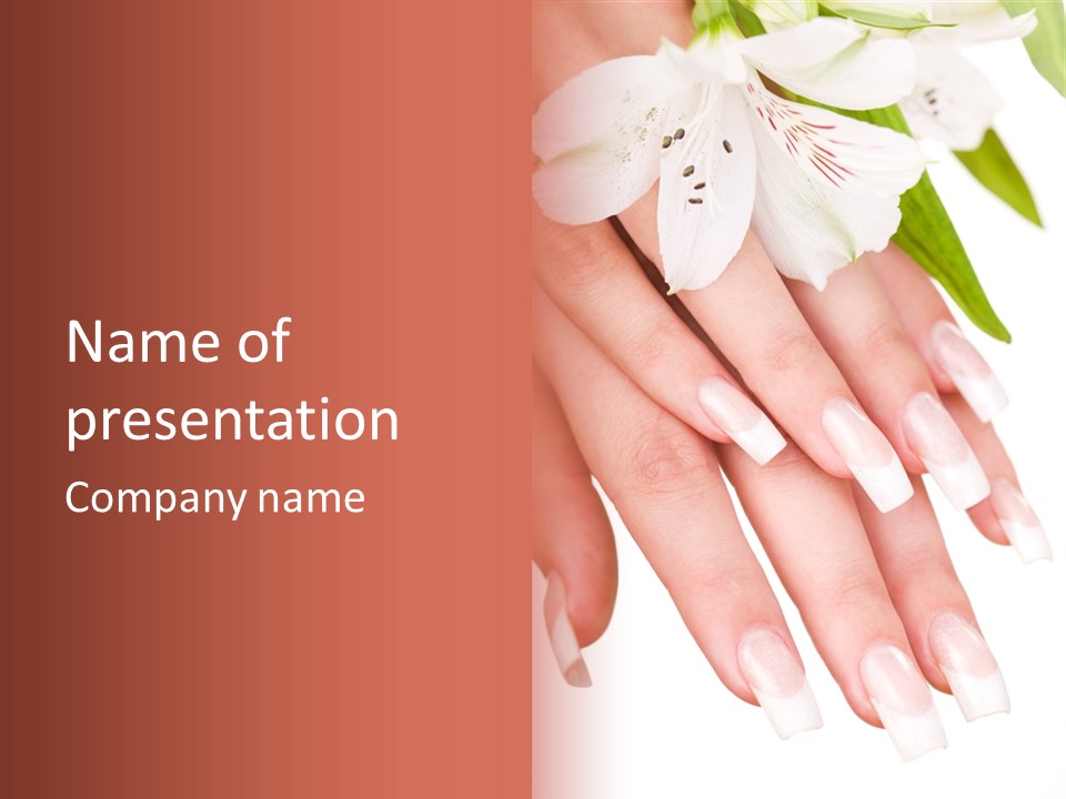 Clean Nail Isolated PowerPoint Template