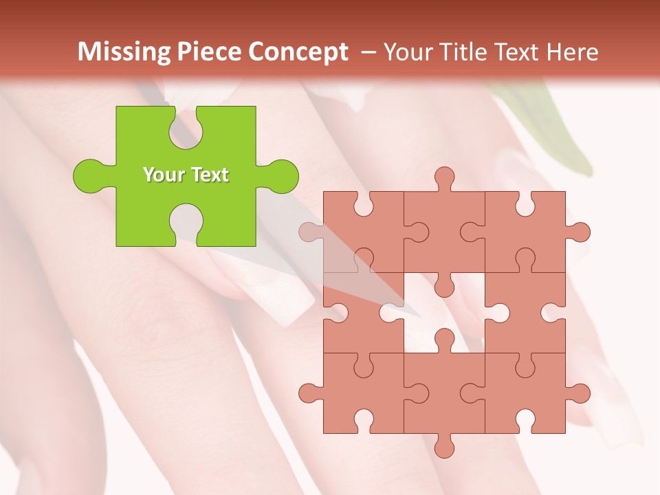 Clean Nail Isolated PowerPoint Template