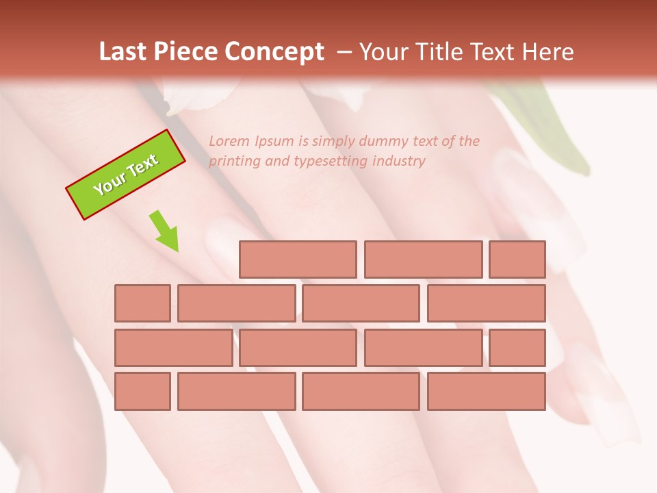Clean Nail Isolated PowerPoint Template