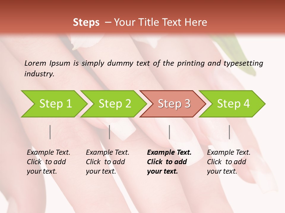 Clean Nail Isolated PowerPoint Template