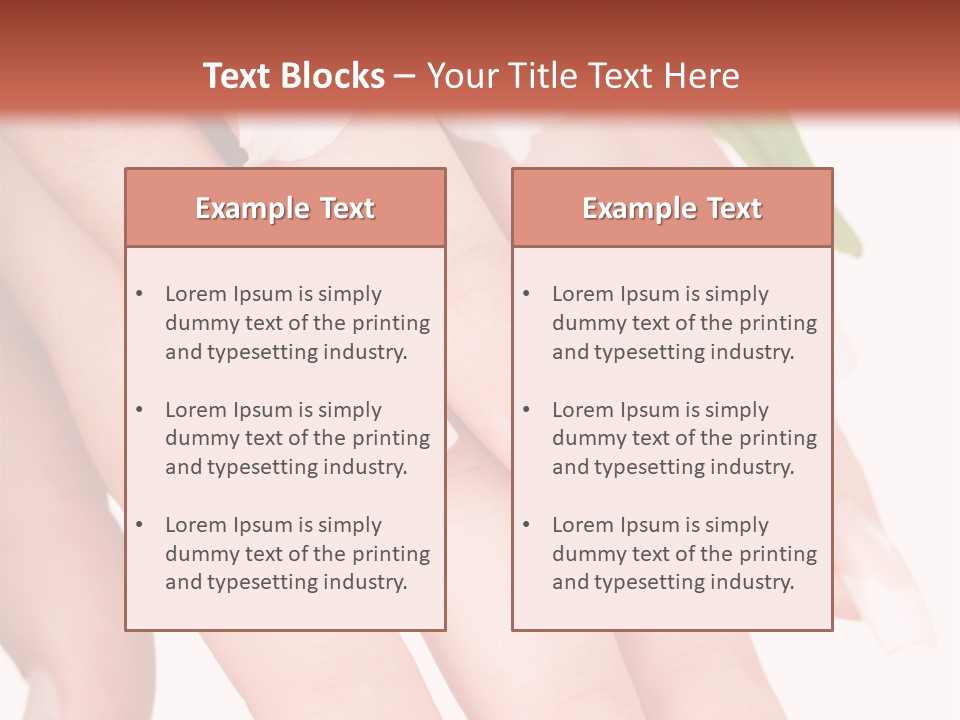 Clean Nail Isolated PowerPoint Template