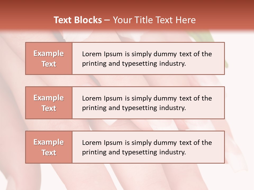 Clean Nail Isolated PowerPoint Template