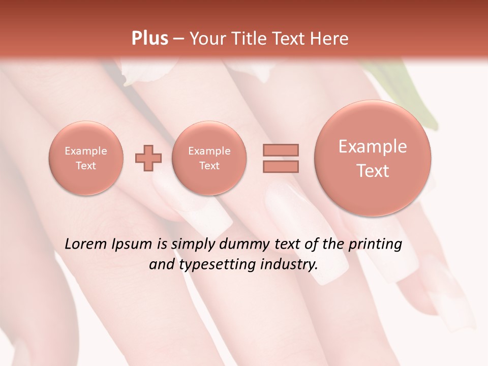 Clean Nail Isolated PowerPoint Template