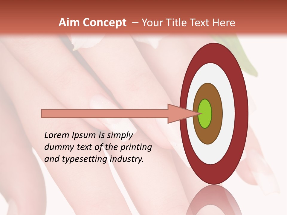Clean Nail Isolated PowerPoint Template