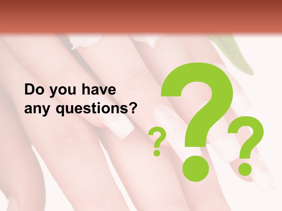 Clean Nail Isolated PowerPoint Template