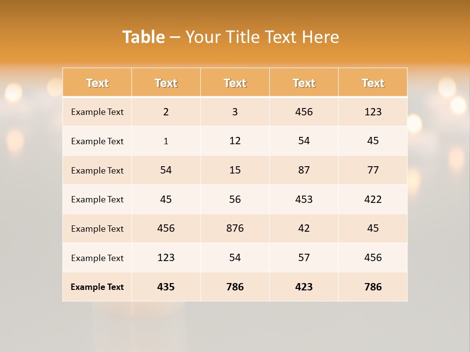 Warmness Light Wellness PowerPoint Template