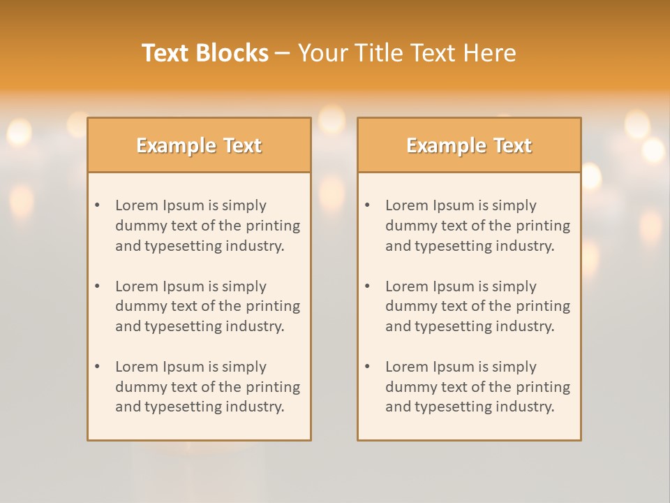Warmness Light Wellness PowerPoint Template