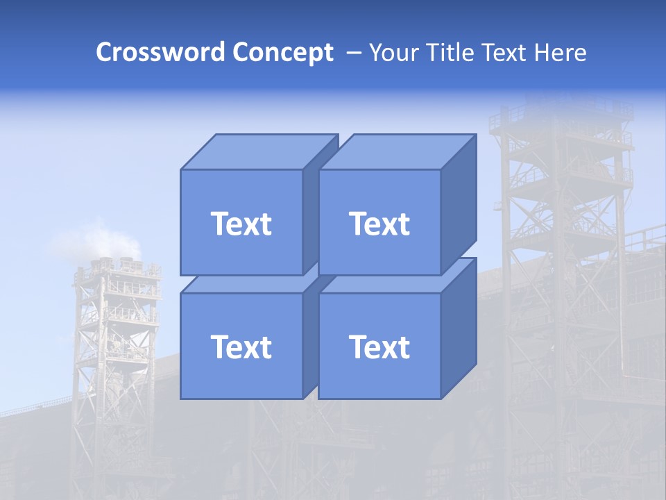 Production Blast Plant PowerPoint Template