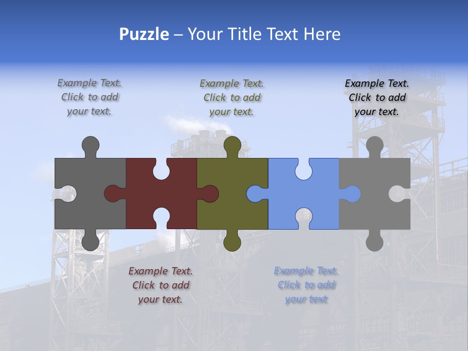 Production Blast Plant PowerPoint Template