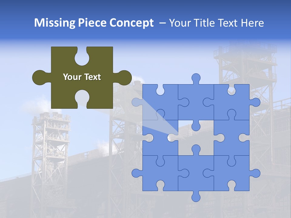 Production Blast Plant PowerPoint Template