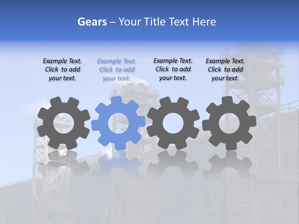 Production Blast Plant PowerPoint Template