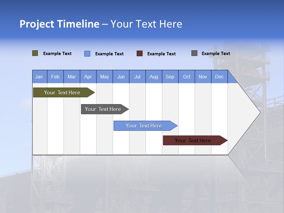 Production Blast Plant PowerPoint Template