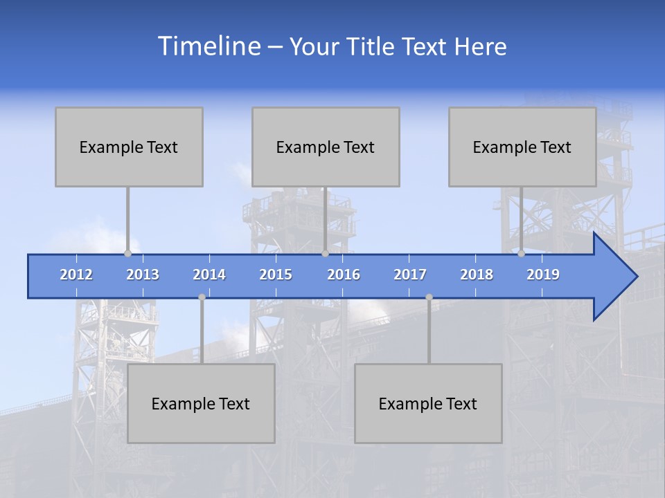 Production Blast Plant PowerPoint Template