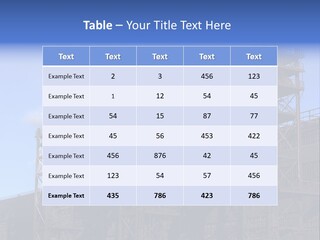 Production Blast Plant PowerPoint Template