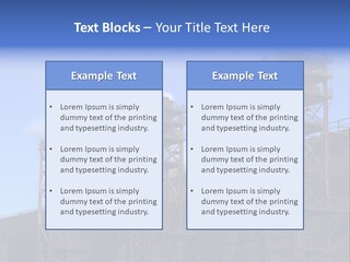 Production Blast Plant PowerPoint Template